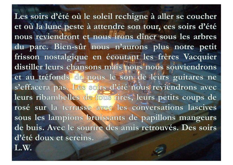 Les soirs d'été